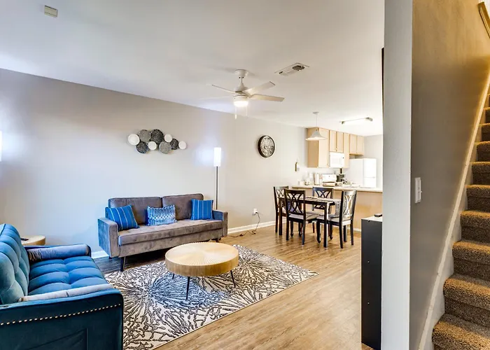 3 Mi To Fsu: Townhome W/ Patio In Tallahassee! Ferienhaus Tallahassee
